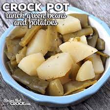 Crock Pot Ranch Grune Bohnen Und Kartoffeln Bohnen Crock Grune Kartoffeln Pot Ranch Rezepte Re Green Beans And Potatoes Ranch Green Beans Green Beans