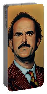 John Cleese Portable Battery Charger by Paul Meijering
