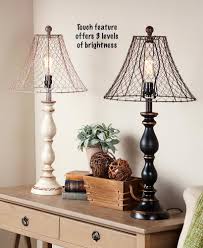 Country Chicken Wire Touch Lamps Ltd Commodities