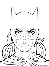 Foster the literacy skills in your child with these free, printable coloring pages that can be easily assembled int. Supergirl Batgirl Coloring Pages Printable