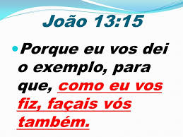 Resultado de imagem para joao 13 13-15