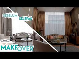 Tentu saja kita harus bisa memilih lampu hias yang terlihat mewah agar kesan moden dapat dicapai. Ubah Suai Dekorasi Ruang Tamu Ruang Makan Impiana Makeover X Elyza S Youtube