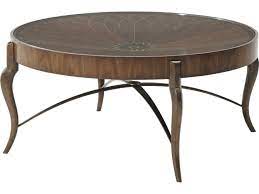 Maybe you would like to learn more about one of these? Theodore Alexander Satinwood Veneer Iron Tempered Glass 46 Wide Round Coffee Table Tal5105283