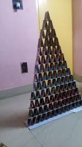 You can make this whole project without using any cardboard. A 13 Storey Castle Of Cards Crafts