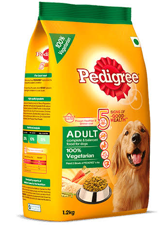 pedigree 100% veg 1.2kg product image