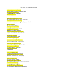 Menua bersamamu feat nabila terbaru gratis dan mudah dinikmati. Lirik Lagu I Will Go To You Like The First Snow Pdf