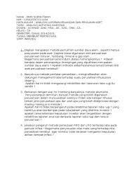 Pertanyaan tentang analisis laporan keuangan. Pertanyaan Alk Bab 4