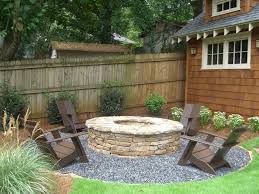 New Pea Gravel Patio Project Backyard Inspiration Hardscape Backyard Backyard Fire Backyard