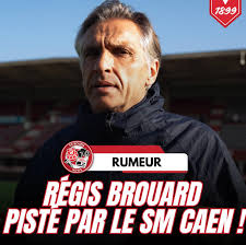 🔄 𝗥𝗲́𝗴𝗶𝘀 𝗕𝗿𝗼𝘂𝗮𝗿𝗱 𝗽𝗶𝘀𝘁𝗲́ 𝗽𝗮𝗿 𝗹𝗲 𝗦𝗠 𝗖𝗮𝗲𝗻 !  Depuis la relégation en National, le technicien des Diables Rouges  figurerait sur la short-list du club normand. 𝗔𝗳𝗳𝗮𝗶𝗿𝗲 𝗮̀  𝘀𝘂𝗶𝘃𝗿𝗲 ! 🔴⚪ ✍️ |