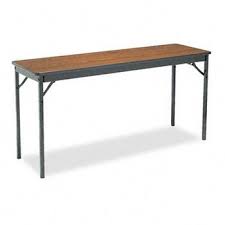 Special Size Folding Table Rectangular 60w X 18d X 30h Walnut By Barricks 498 95 Security Lock Holds Ta Folding Table Country Bedroom Furniture Furniture