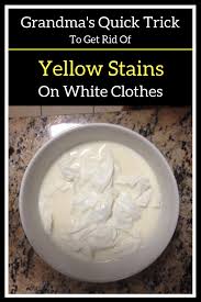 This means that you're going to need to have several materials ready for the stain fighting war. Grandma S Quick Trick To Get Rid Of Yellow Stains On White Clothes Cleaning Hacks Deep Cleaning Tips House Cleaning Tips