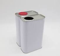 China Factory 1L Printed Square Metal Container Empty Car Paint Tin Can