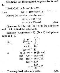 Icse Solutions For Class 10 Mathematics Ratio And Proportion A Plus Topper Thirdproportionalformula Ratios And Proportions Mathematics Solutions