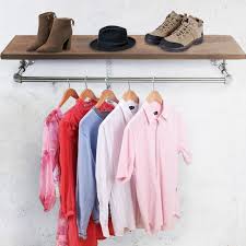 Check spelling or type a new query. 35 Industrial Pipe Clothing Rack Wooden Shelving Shoes Rack Cloth Hanger Pipe Shelf Wall Mount Pipe Hanger Rack Holder Clothes Walmart Canada