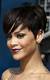 Rihanna Bangs Curly