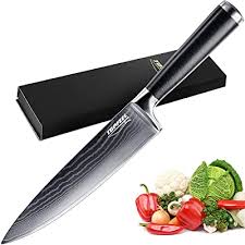 Free shipping on orders $99+. Buy Topfeel Professional Damascus Chef Knife 8 Inch Pro Kitchen Knife Ultra Sharp Cutting Knife With G10 Material Handle And Gift Box 8 Inches Online In Canada B08vrlf7rp