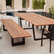 Granite patio table contemporary patio other metro why not choose an immensely durable piece for your patio to complete the seating arrangement with this lovely and utterly beautiful granite table that. Ipe Outdoor Dining Table Long Wood Homeinfatuation Com