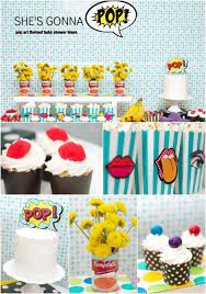 She S Going To Pop Baby Shower Ideas Pop Art Party Fun Baby Shower Themes Pop Art Baby