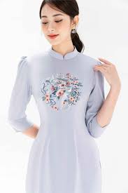 Bật mí TOP những chiếc áo dài lụa thêu đẹp nhất hiện nay