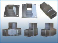 Steckfitting edelstahl vierkant 30x30x2 einstellbar / steckfitting bogen 90° v2a für rohr edelstahl verbinder nr.2 : Fittings Aus Edelstahl Steckfittings Steckfittings Vierkant