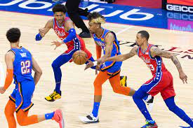 Embiid, with dislocated finger, leads 76ers past thunder. Buefjewimuzchm