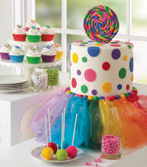 Torte Di Compleanno Per Bambini Maschi Cerchi Pasta Zucchero Colori Palline Cupcakes Torte Di Compleanno Torte Torte Di Compleanno Maschili