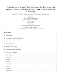 Чики 1, 2, 3, 4, 5, 6, 7, 8 серия (сериал, 2021). Compilation Of Henry S Law Constants For Inorganic And Organic