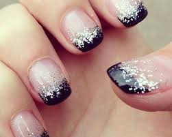 Maybe you would like to learn more about one of these? Black And Silver Nail Art Nail Art Designs Ideas Silver Nails Simple Nails Silver Nail Art