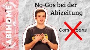 Check spelling or type a new query. No Gos Bei Der Abizeitung Youtube