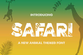 Cu is ok as long as you make something new with the artwork. Safari Silhouette Font Stunning Display Fonts Creative Market