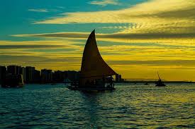 Мод на игру friday night funkin' под названием sky #fangame. Hd Wallpaper Sunset Fortress Ceara Brazil Rafts Water Sky Nautical Vessel Wallpaper Flare