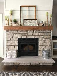 Some mantels extend all the way to the ceiling. Natural Lannon Stone Fireplace Shiplap Rustic Farmhouse Fireplace Farmhouse Fireplace Decor Home Fireplace