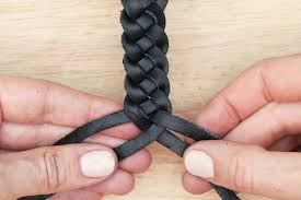 How to braid using 4 strands. Making Braided Leather 7 Steps With Pictures Instructables