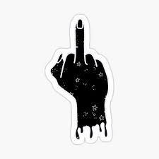 Free download mickey mouse hands middle finger tumblr for desktop, mobile & tablet. Middle Finger Tumblr Stickers Redbubble