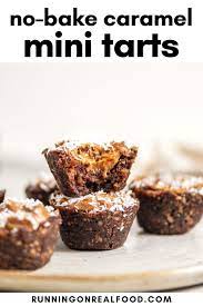 No Bake Chocolate Caramel Tarts Recipe In 2021 Vegan Baking Recipes Tart Baking Yummy Food Dessert