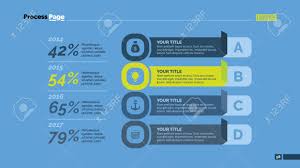 Four Points Percentage Chart Business Data Review Diagram