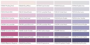 Lilac Colour Chart House Beautiful House Beautiful