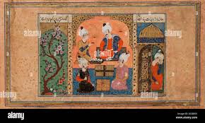 Image result for Persian manuscript chess