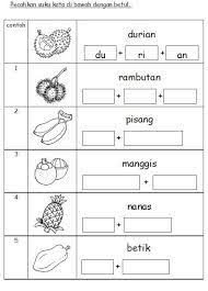 Hasil Gambar Untuk Bahasa Melayu Pra Sekolah Latihan Tema Kelas Lembar Kerja