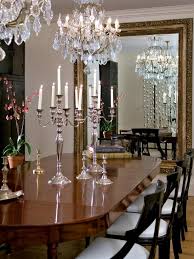 Smoked glass small chandelier for dining room: Traditional Dining Room With Twin Chandeliers Hgtv