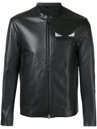 Fendi Bag Bugs Leather Jacket Farfetch Leather Jacket Leather Jacket Men Style Designer Leather Jackets