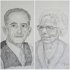 Graphite portrait of my deceased father in law.