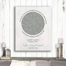 amazon com birth announcement custom star map