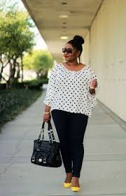 Camisa De Poa Feminina Como Usar Larisoltd Com Women Outfits From Morning To Evening Moda Para Gordinhas Look Plus Size Look Plus