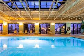 Please enter the main entrance of the nick and go to the lower level to access the pool. La Quinta Inn Suites By Wyndham Madison American Center Madison Wi Hotels