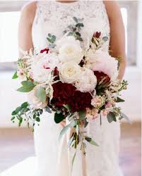 The blush really stands out from the burgundy and the paring these two colors together has an ethereal feel and so much can be done in regards to flowers, linens, invitations, and of course bridesmaids dresses. 72 Red To Burgundy Bouquets Ideas In 2021 Wedding Bouquets Wedding Flowers Burgundy Bouquet