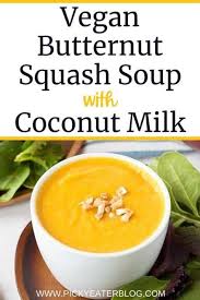 Vegan Butternut Squash Soup With Coconut Milk Vegan Butternut Squash Soup Coconut Milk Soup Squash Soup