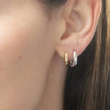 Sleeper earrings are also called starter earrings and these earrings are designed to be worn by these earrings are called 'sleeper earrings' as they need to be worn all the time even while sleeping. Gold Or Silver Sleeper Hoop Earrings By Xissjewellery Notonthehighstreet Com