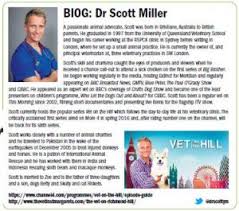 Always a family man, scott is happily married to his wife, british tv presenter zoe christien. Dr Scott Miller Autumn Pet Hazards Healthy Pet Guide