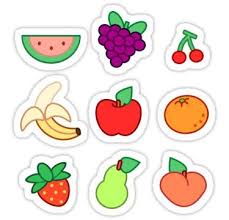 Fruit Sticker Print Stickers Cute Stickers Homemade Stickers